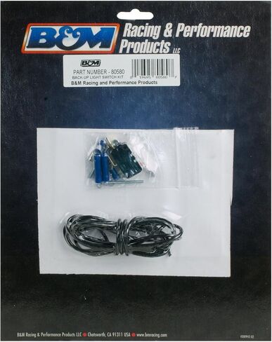 B&M 80580 Back-Up Light Switch Kit,Black in Saudi Arabia