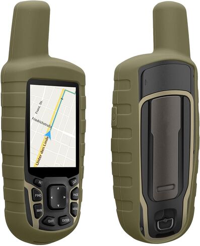 kwmobile Case Compatible with Garmin GPSMAP 65/62 / 62S / 62SC - GPS Handset Navigation System Soft Silicone Skin Protective Cover - Black in Kuwait