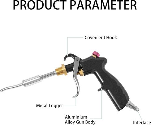 مسدس تنظيف السيارة يوشين تورنادو مع فوهة وفرشاة غبار للتفصيل التلقائي، مسدس نفخ الهواء لتنظيف التفاصيل الداخلية للسيارة in Kuwait