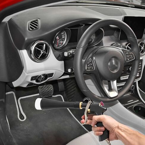 مسدس تنظيف السيارة يوشين تورنادو مع فوهة وفرشاة غبار للتفصيل التلقائي، مسدس نفخ الهواء لتنظيف التفاصيل الداخلية للسيارة in Kuwait