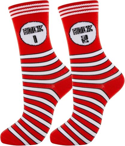 Degpum Compression Socks for Adult Kids Cute Warm Odd Crew Sock with Mid Calf Socks Costumes Accessories for Adult and Kids in Saudi Arabia
