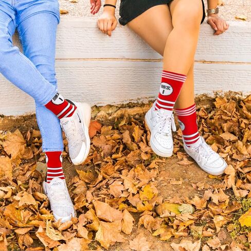 Degpum Compression Socks for Adult Kids Cute Warm Odd Crew Sock with Mid Calf Socks Costumes Accessories for Adult and Kids in Saudi Arabia