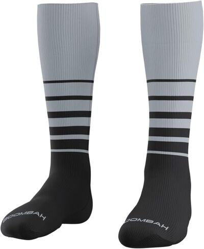Boombah Charge Multi Striped Baseball Fastpitch Softball Socks Over the Calf Below the Knee Youth & Adult Sizes Team Colors in Saudi Arabia