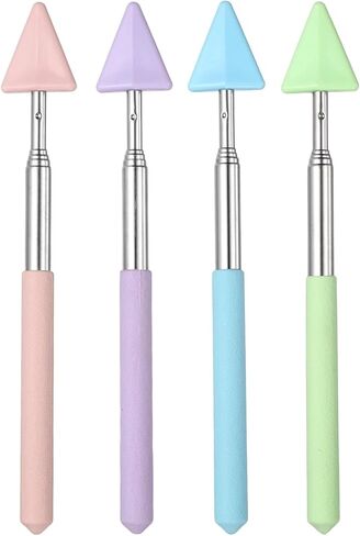 PATIKIL 4 PCS Pointer Finger Stick, Teacher Pointer Arrow, Pink/Purple/Blue/Green in Kuwait