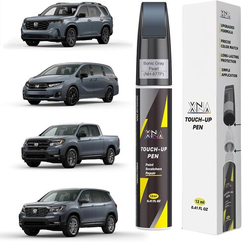 XNA Platinum White Pearl(NH-883P) لطلاء Honda Touch Up، مزيل خدوش السيارة لإصلاح الشقوق والرقائق، طقم إصلاح خدوش السيارة 2 في 1 سريع وسهل الإصلاح مع مطابقة الألوان تمامًا in Kuwait