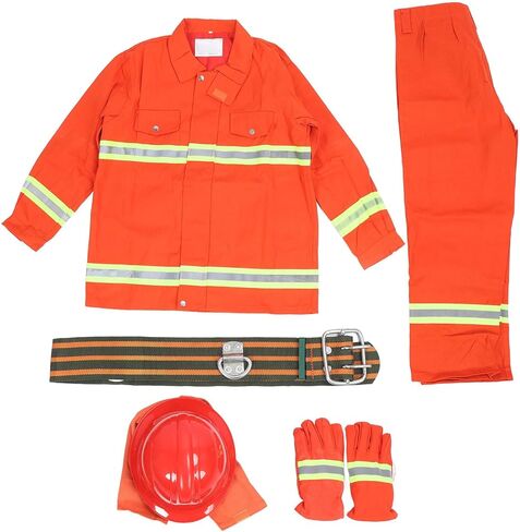 Asixxsix Retardant Safety Suit 97 Type, Fireproof Heat Insulation Workwear Coverall with Reflective Detachable Hood, Coverall High Visibility for Men in High Environments (XXXL) in Saudi Arabia