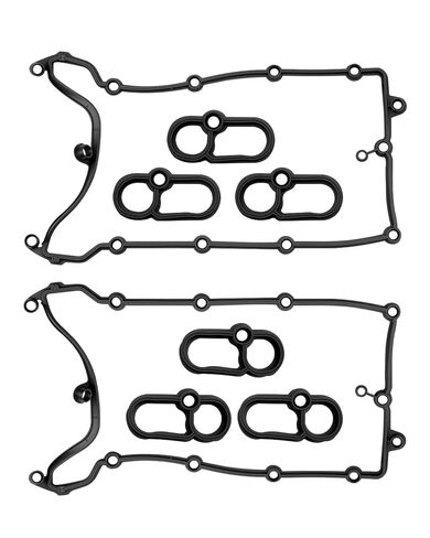 Engine Valve Cover Gasket Set Fit for Jaguar F-Type F-Pace XF XE XJ 3.0L, Fit for Land Rover Discovery LR4/ Range Rover Sport Velar 3.0L V6-Gas, Replace AJ813023, C2D3527, LR041869, LR011220 in Kuwait