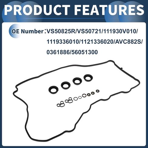 مجموعة حشية غطاء الصمام لكزس ES300H 2013-2018 غطاء صمام المحرك طقم استبدال VS50825R in Kuwait