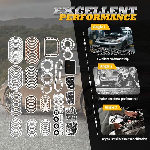 مجموعة إعادة بناء ناقل الحركة الرئيسي A6GF1 مع فلتر متوافق مع Accent Optima Soul 2.0L 2.4L 2011-2014 يستبدل A6GF1 in Kuwait