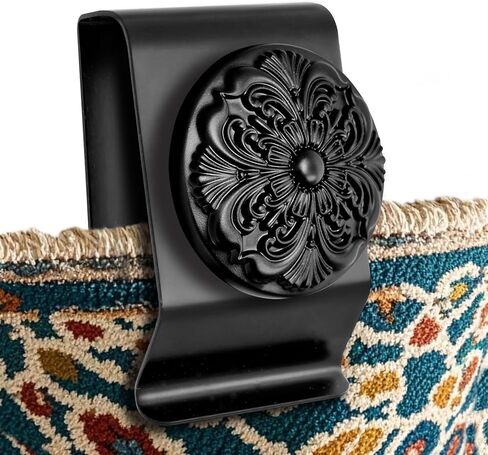 Tapestry Wall Hanging Clamps 4 Pack 1.2x2.0 Textile Art Decoration Hangers Metal Clips for Hanging Rugs Carpet Display (Bronze) in Saudi Arabia