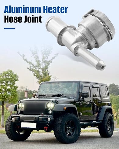 Aluminum Heater Hose Joint Replace 68280784AB Fit For Jeep Wrangler JL 2.0 2018-2024 in Saudi Arabia
