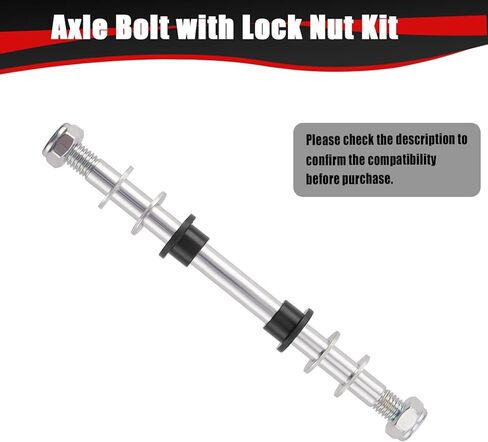 KAMIER Rear Wheel Axle Bolt with Lock Nut Kit Replacement for Razor MX500 MX650 SX500 Mcgrath Dirt Rocket Bike Rear Wheels Kids Electric Off Road Motocross Mini Pit Dirt Bike Heavy Duty Parts in Saudi Arabia