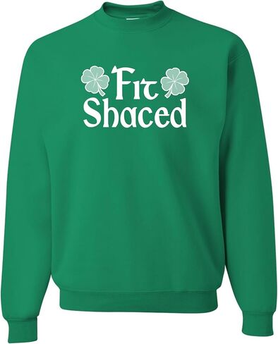 Go All Out Fit Shaced Funny St. Patricks Day Gift Idea Mens Sweatshirt Crewneck in Saudi Arabia