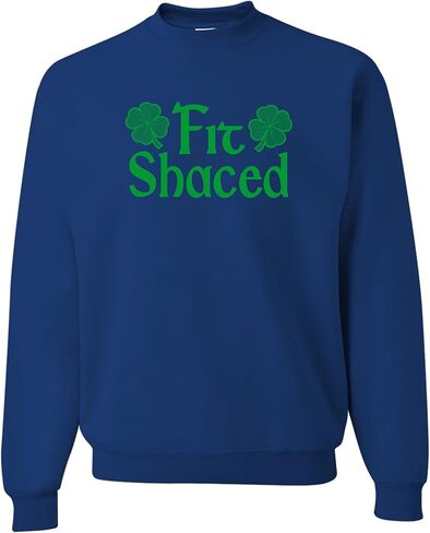 Go All Out Fit Shaced Funny St. Patricks Day Gift Idea Mens Sweatshirt Crewneck in Saudi Arabia