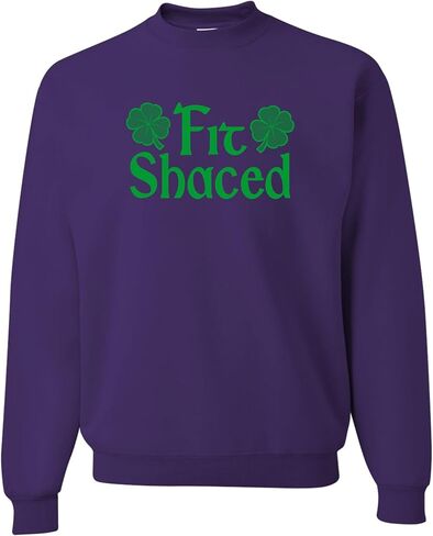 Go All Out Fit Shaced Funny St. Patricks Day Gift Idea Mens Sweatshirt Crewneck in Saudi Arabia