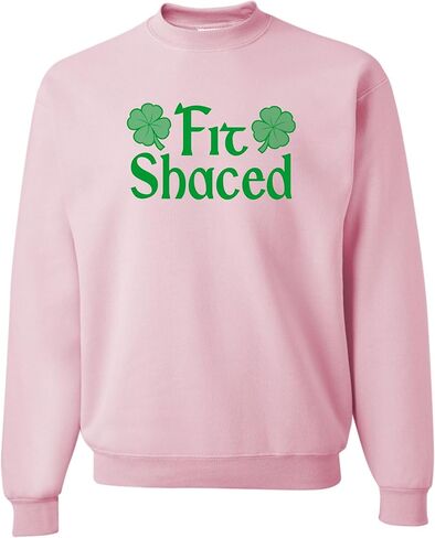 Go All Out Fit Shaced Funny St. Patricks Day Gift Idea Mens Sweatshirt Crewneck in Saudi Arabia