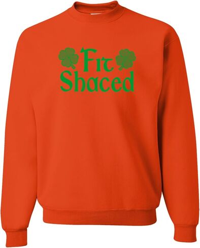 Go All Out Fit Shaced Funny St. Patricks Day Gift Idea Mens Sweatshirt Crewneck in Saudi Arabia