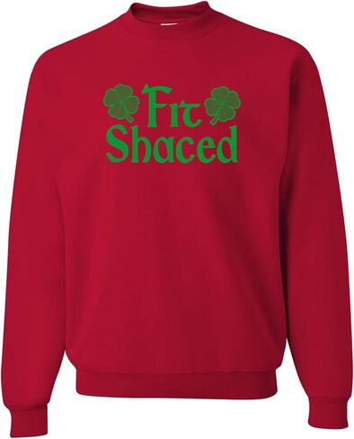 Go All Out Fit Shaced Funny St. Patricks Day Gift Idea Mens Sweatshirt Crewneck in Saudi Arabia