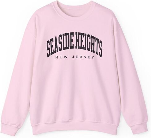 Seaside Heights New Jersey Adult Unisex Crewneck Sweatshirt in Saudi Arabia