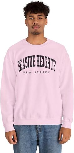 Seaside Heights New Jersey Adult Unisex Crewneck Sweatshirt in Saudi Arabia