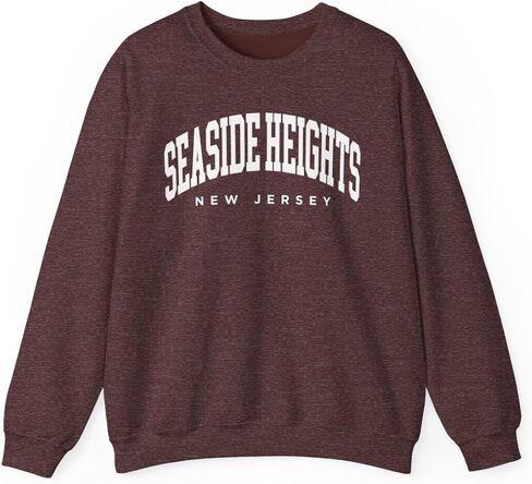 Seaside Heights New Jersey Adult Unisex Crewneck Sweatshirt in Saudi Arabia
