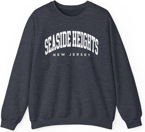 Seaside Heights New Jersey Adult Unisex Crewneck Sweatshirt in Saudi Arabia