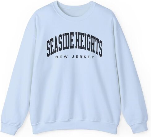 Seaside Heights New Jersey Adult Unisex Crewneck Sweatshirt in Saudi Arabia