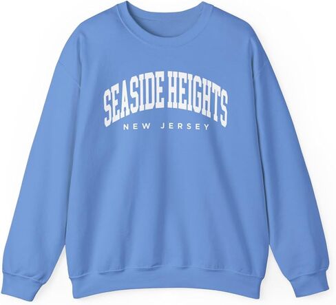 Seaside Heights New Jersey Adult Unisex Crewneck Sweatshirt in Saudi Arabia