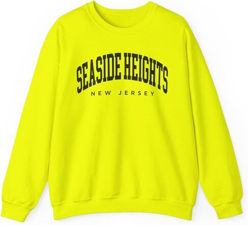 Seaside Heights New Jersey Adult Unisex Crewneck Sweatshirt in Saudi Arabia