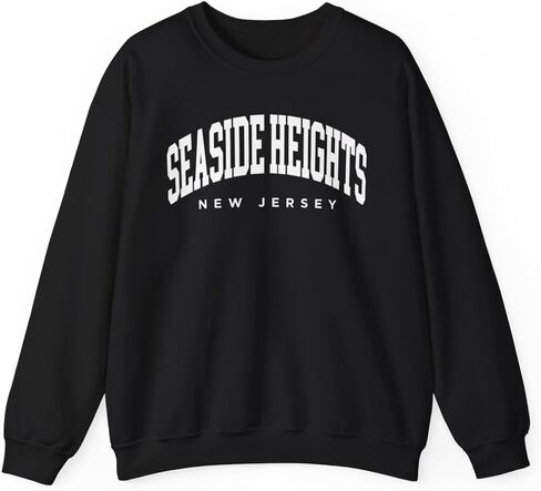 Seaside Heights New Jersey Adult Unisex Crewneck Sweatshirt in Saudi Arabia