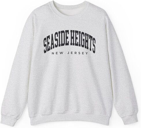 Seaside Heights New Jersey Adult Unisex Crewneck Sweatshirt in Saudi Arabia