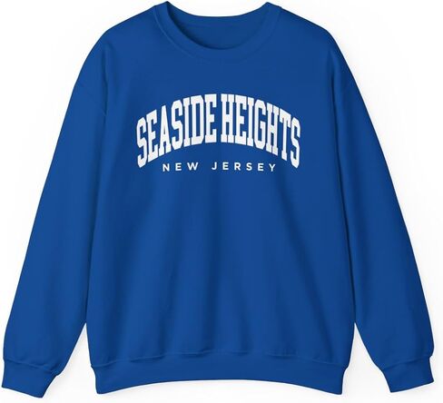 Seaside Heights New Jersey Adult Unisex Crewneck Sweatshirt in Saudi Arabia