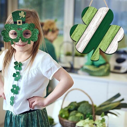 لافتة معلقة من شامروك لتزيين باب شامروك البرسيم من أجل ديكور حفلات عيد القديس باتريك in Kuwait