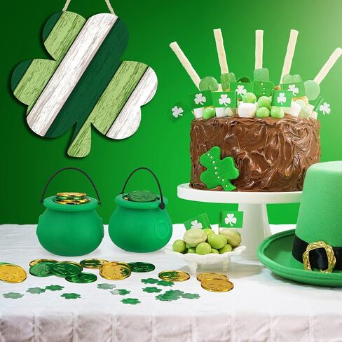 لافتة معلقة من شامروك لتزيين باب شامروك البرسيم من أجل ديكور حفلات عيد القديس باتريك in Kuwait