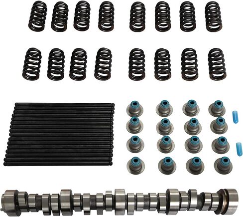 5.3L Sloppy Mechanics Stage 2 Camshaft Lifters Kit & Full Head Gasket Set w/Timing Chain Kit & Oil Pump Compatible with GM Chevy LS1 4.8L 5.3L 5.7L 6.0L 6.2L LS +7.400 V8 12499225 E1840P M295 in Saudi Arabia