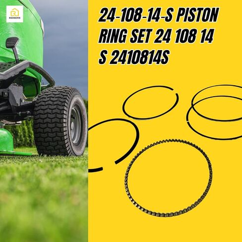 24‑108‑14‑S مجموعة حلقات المكبس 24 108 14 S 2410814S متوافقة مع Kohler CH25 CV25 2 حزم 2 مجموعتين من حلقات المكبس in Kuwait