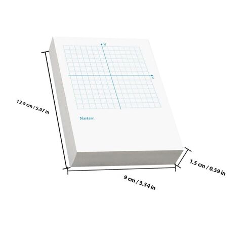 jojofuny 4pcs Xy Coordinate Notebooks Math Practice Sheets Multi-use Grid Paper Pads for Math Exercises and Graphing for Students and Teachers in Saudi Arabia