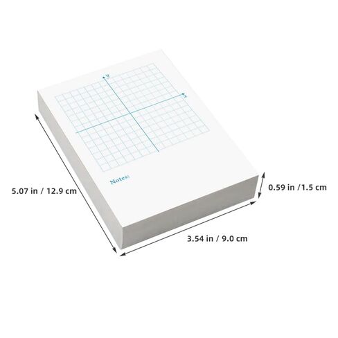 jojofuny 4pcs Xy Coordinate Notebooks Math Practice Sheets Multi-use Grid Paper Pads for Math Exercises and Graphing for Students and Teachers in Saudi Arabia