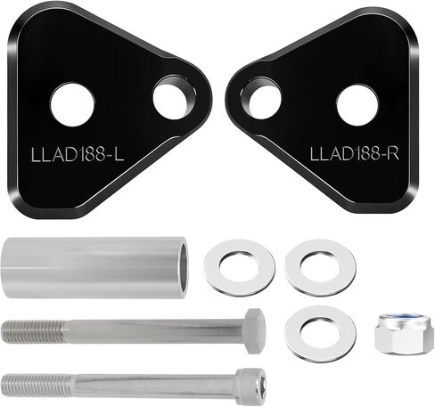 Motorcycle 1.5" Drop Lowering Link Suspension Linkage Lower Links Kits for Yamaha YZF R3 2015-2025, MT 03 2016-2024 Models, Black in Kuwait