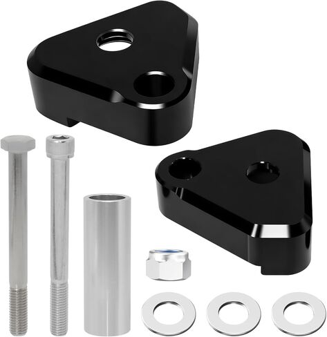 Motorcycle 1.5" Drop Lowering Link Suspension Linkage Lower Links Kits for Yamaha YZF R3 2015-2025, MT 03 2016-2024 Models, Black in Kuwait