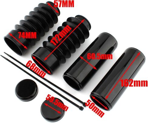 غطاء شوكة كامل 49 ملم لدراجة Harley Sportster Forty Eight XL1200X 48 16-22 in Kuwait