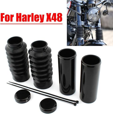 غطاء شوكة كامل 49 ملم لدراجة Harley Sportster Forty Eight XL1200X 48 16-22 in Kuwait
