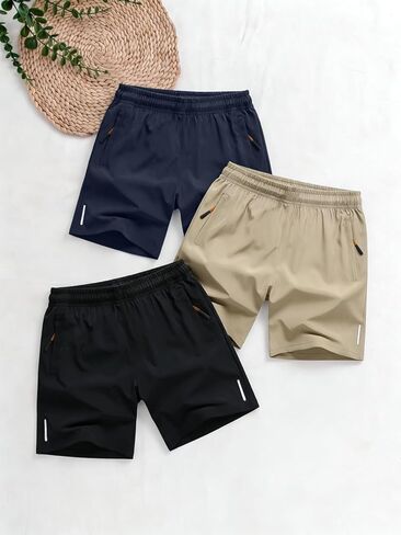 3PCS Boys' Casual Athletic Shorts, Daily Wear Multi-Pack for Boys & Teens in Saudi Arabia