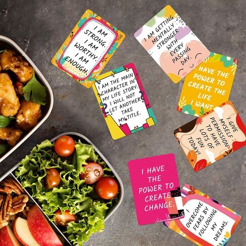 بطاقات تأكيد ديبوسيم 50 قطعة، بطاقات تحفيزية وملهمة يومية للنساء، هدايا للنساء والأصدقاء والرعاية الذاتية in Kuwait