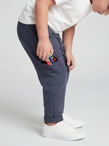 Andrew Scott Kids French Terry Joggers | 100% Cotton | Drawstring & Pockets Pants | Boys Girls | Multi Packs & Colors in Kuwait