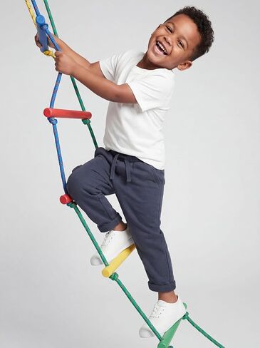 Andrew Scott Kids French Terry Joggers | 100% Cotton | Drawstring & Pockets Pants | Boys Girls | Multi Packs & Colors in Kuwait