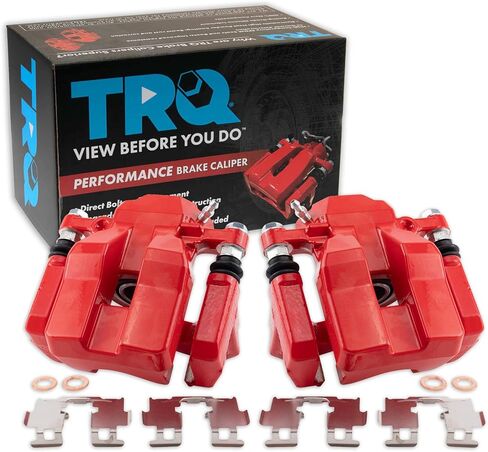 TRQ Rear Brake Caliper Set Compatible with 2013-2017 Honda Accord in Kuwait