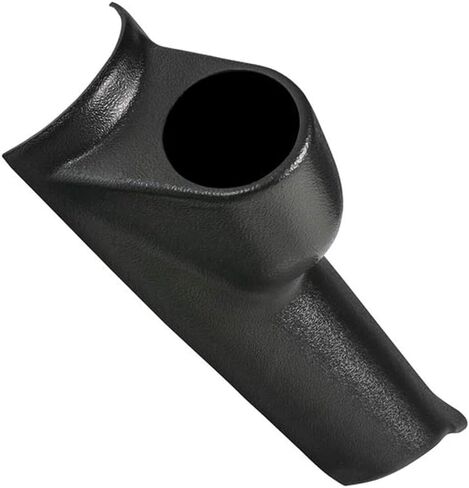 جراب قياس عمود واحد أسود من GlowShift متوافق مع دودج رام كومينز 1500 2500 3500 1998-2002 - يتصاعد (1) 2-3/8 بوصة (60 مم) مقياس إلى عمود A للشاحنة in Kuwait