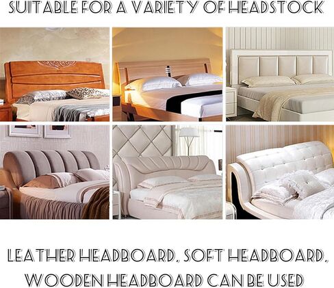 Thicken Bed Headboard Cover, Universal Stretch Bed Headboard Cover for Full Queen Cal King Size, Washable Quilted Bed Headboard Slipcover Dustproof Protector Cover for Bedroom Bed Headboard(A-Rose Red in Saudi Arabia