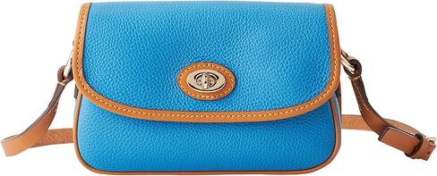 حقيبة يد Dooney & Bourke، حقيبة كروس بقفل دوار من Pebble Grain 22 in Kuwait